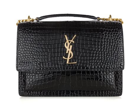 YVES SAINT LAURENT Sunset Crocodile Embossed .